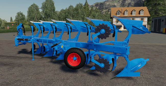 Мод плуг Lemken VariOpal 8 v1.0.0.0 Farming Simulator 19