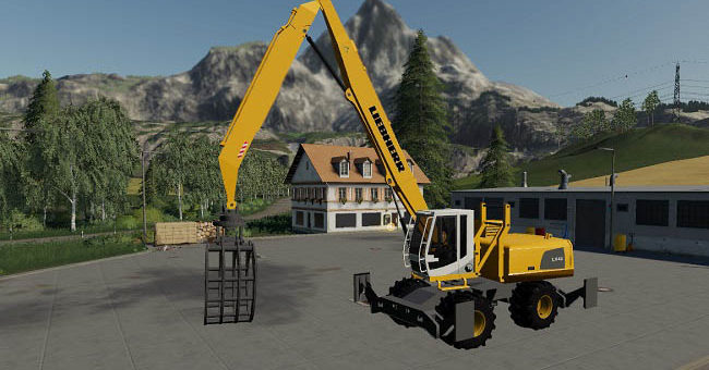 Мод Liebherr LH40 v1.0 Farming Simulator 2019