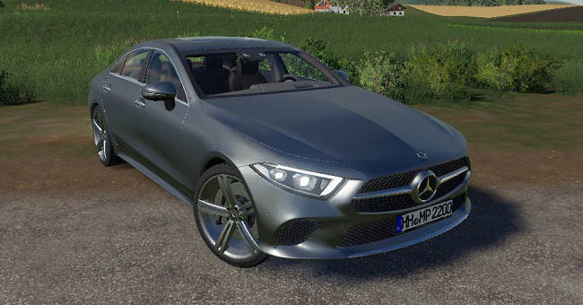 Мод авто Mercedes-Benz CLS 2018 v1.0 Farming Simulator 19