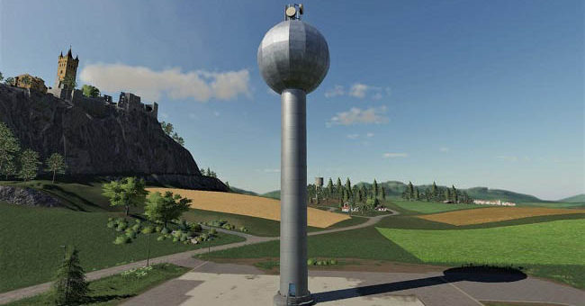 Мод Hungarian Placeable Watertower v1.0 Farming Simulator 2019