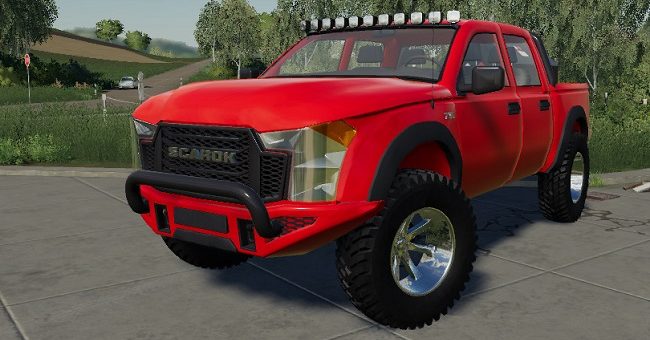 Мод внедорожник Scarok The Car v1.0.1.0 Farming Simulator 19