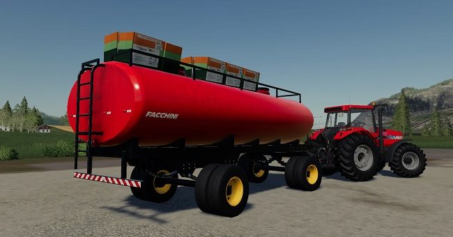 Мод прицеп Tanque Facchini v1.2 Farming Simulator 2019