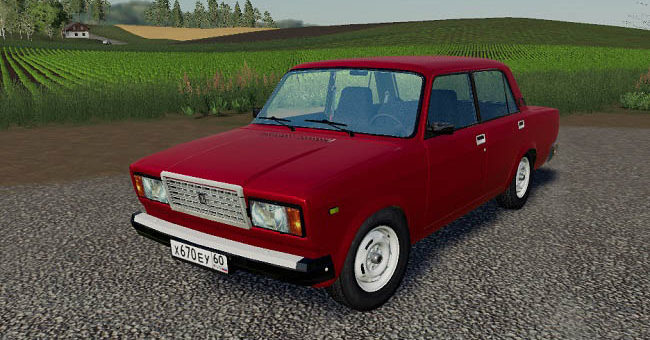 Мод авто ВАЗ 2107 v1.0 Фермер Симулятор 2019