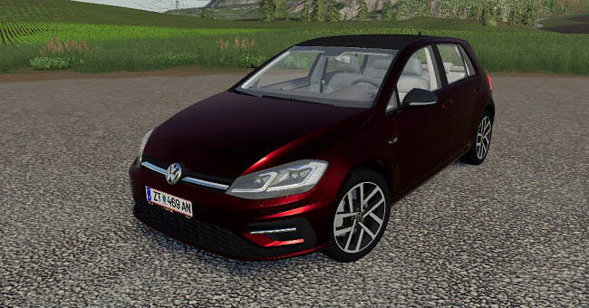 Мод авто Volkswagen Golf 2017 v1.0 Farming Simulator 2019