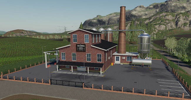 Мод производство Whiskey Factory v1.1 Farming Simulator 19