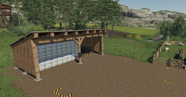 Мод хранилище Wool Storage v1.0.0.0 Farming Simulator 2019