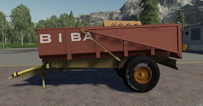 Мод прицеп Benne BIBA 10T v2.0.0.0 Farming Simulator 19