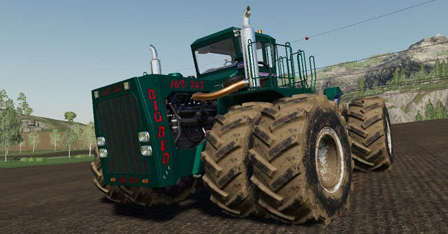 Мод трактор Big Bud 16V-747 v1.0.0.4 Farming Simulator 19