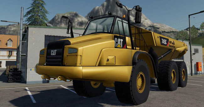 Мод самосвал Caterpillar 745C v0.1 Farming Simulator 19