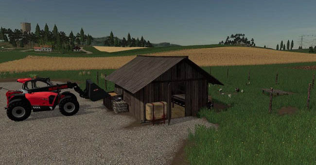 Мод курятник Chicken Pen v1.0.0.0 Farming Simulator 2019