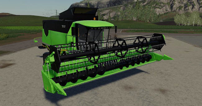 Мод комбайн Deutz Fahr HTS6095 v1.0.0.1 Farming Simulator 19