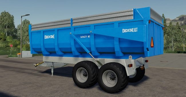 Мод прицеп Duchesne Trailer 16T v1.1 Farming Simulator 19