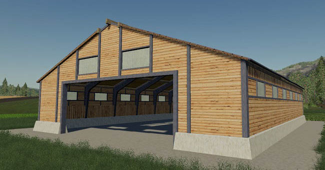 Мод ПАК FB Barn v1.0.0.0 Farming Simulator 19