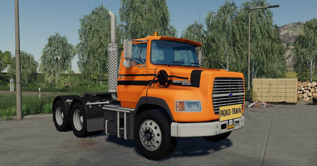 Мод грузовик Ford Aeromax l9000 v1.0 Farming Simulator 19
