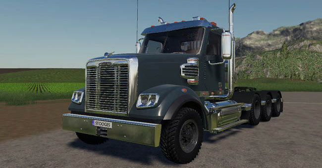 Мод тягач FreightLiner 122SD v1.0 Farming Simulator 19