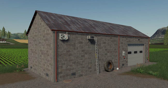 Мод гараж Grain Storage v1.0.0.0 Farming Simulator 19