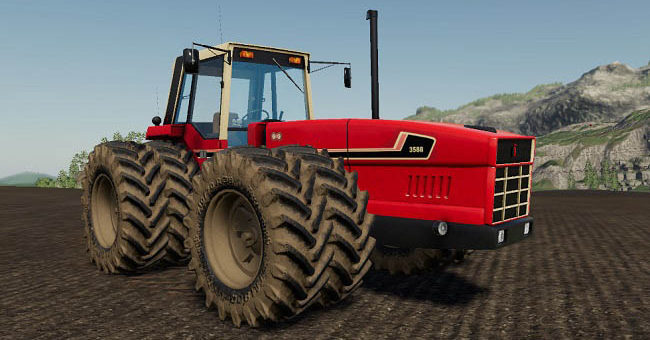 Мод трактор International 3588 2+2 v1.1 Farming Simulator 19