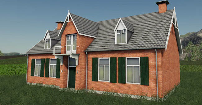 Мод дом Luxury house v1.0.0.0 Farming Simulator 2019
