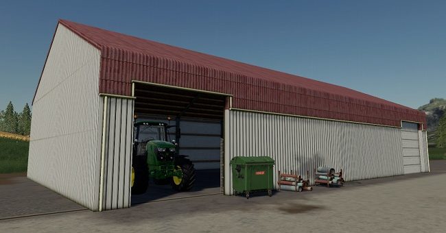 Мод навес Machinery Shed v1.0.0.0 Farming Simulator 2019