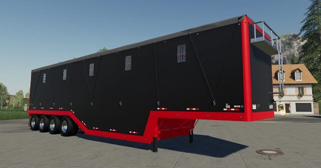Мод прицеп Manac Chip Van v1.0 Farming Simulator 2019