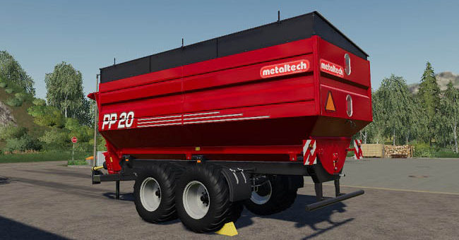 Мод прицеп Metaltech PP 20 v1.0.0.0 Farming Simulator 19