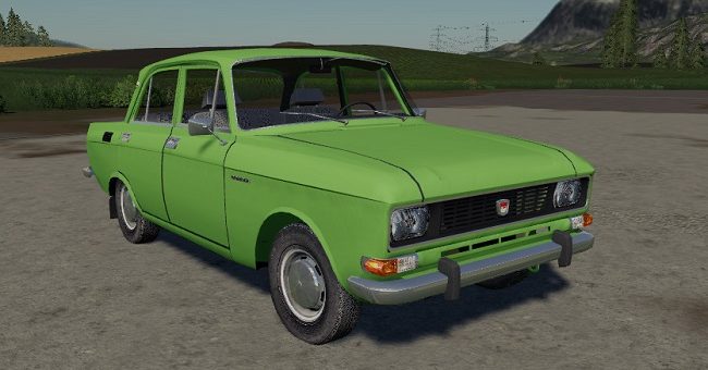 Мод авто Москвич АЗЛК 2140 v1.0 Фермер Симулятор 2019