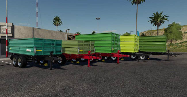 Мод ПАК Muenz Trailer Pack v1.0.0.1 Farming Simulator 2019