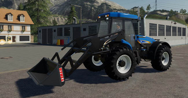 Мод трактор New Holland TV6070 v1.0.0.0 Farming Simulator 19
