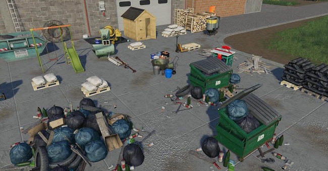 Мод ПАК Placeable Details Pack v1.0.0.0 Farming Simulator 19