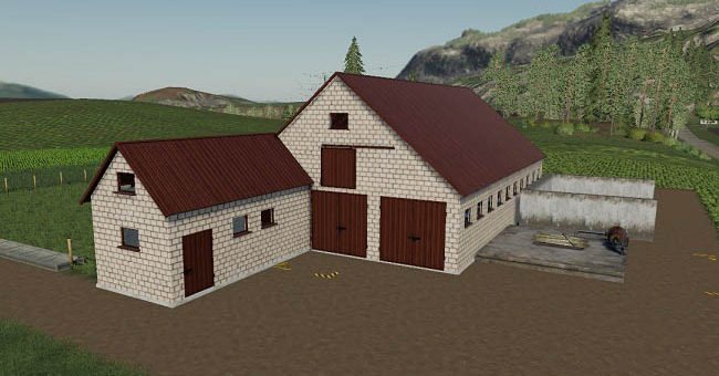 Мод коровник Polish Cow Pasture v1.0.0.0 Farming Simulator 19