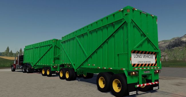 Мод ПАК Randon Trailer Pack v1.0.0.0 Farming Simulator 19