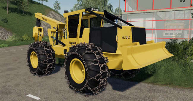 Мод трактор Tigercat 630D Skidder v1.0.0.0 Farming Simulator 19