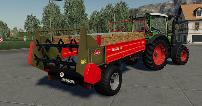 Мод прицеп Ursus N-228 v1.0.0.0 Farming Simulator 19
