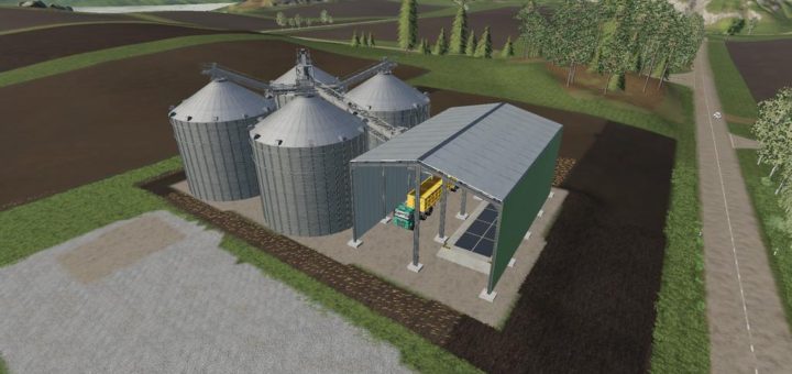 Мод хранилище Large Silo Facility v1.0.0.0 Farming Simulator 19