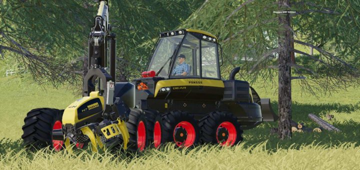 Мод Ponsse Bear 8w v1.0.5.0 Farming Simulator 19