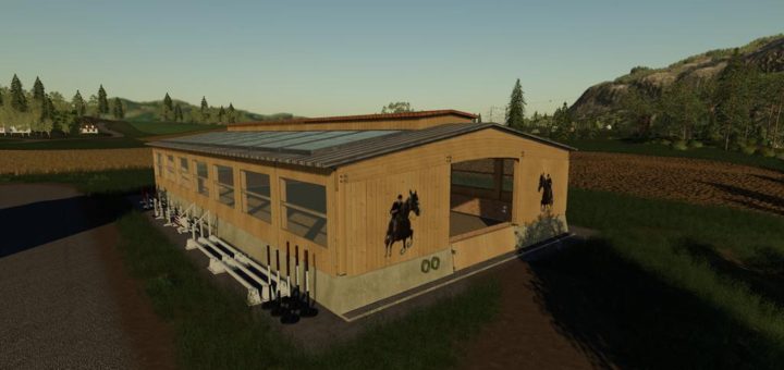 Мод Riding Hall v1.0.0.0 Farming Simulator 2019