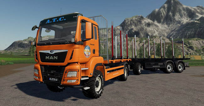 Мод ПАК ATC Timber Transportation Pack v1.0.0.0 FS2019