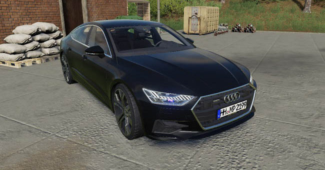 Мод авто Audi A7 2018 v1.0.0.0 Farming Simulator 2019