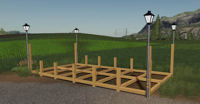 Мод хранилище Baumstammlager v1.0.0.0 Farming Simulator 19