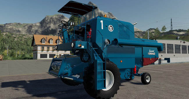 Мод комбайн Bizon SUPER Z056 v1.1.1.0 Farming Simulator 19