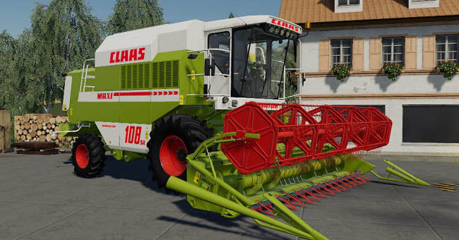Мод комбайн Claas Dominator 108SL Maxi Special v1.1.0.0 FS19