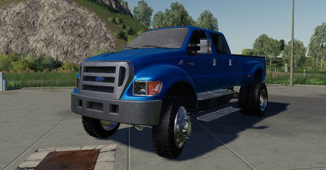 Мод авто Ford F650 Lifted v1.0 Farming Simulator 2019