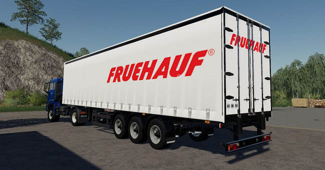 Мод прицеп Fruehauf tarp trailer v4.1.0 FS2019