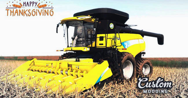 Мод комбайн New Holland CR9000 v1.0.0.0 FS2019
