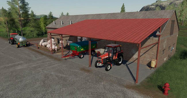 Мод свинарник Pigsty Farming Simulator 2019