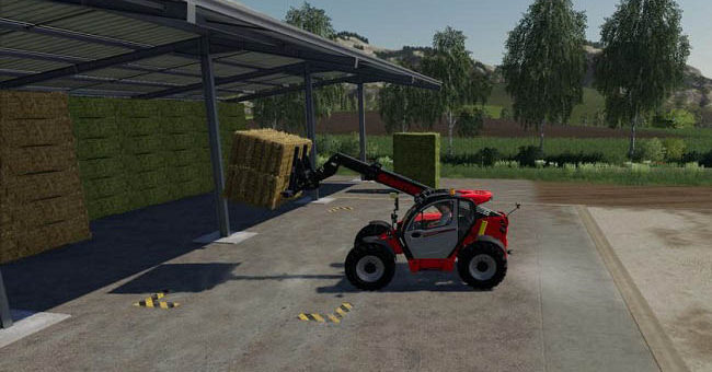 Мод хранилище Squarebale Storage v1.0.0.0 FS2019
