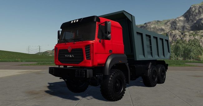 Мод грузовик Урал 6370к v1.0.0.0 Фарминг Симулятор 2019