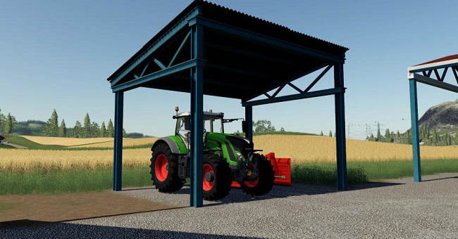 Мод ПАК Vehicle shelters v1.1 Farming Simulator 2019