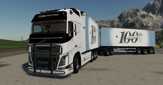 Мод ПАК Volvo Fh16 Woodchip and Trailer v1.4 FS2019