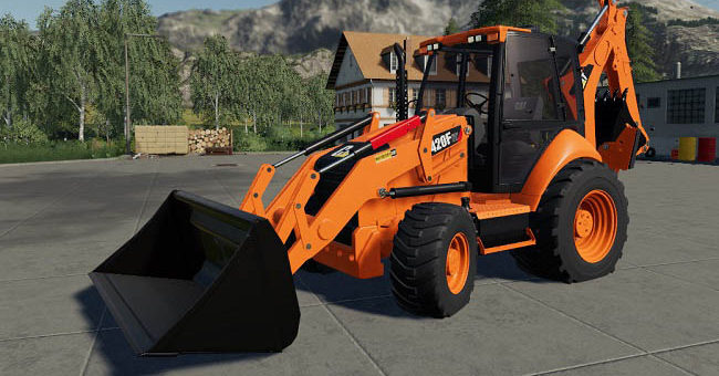 Мод трактор Catterpillar Backhoe loader 420F2 v1.5 FS2019